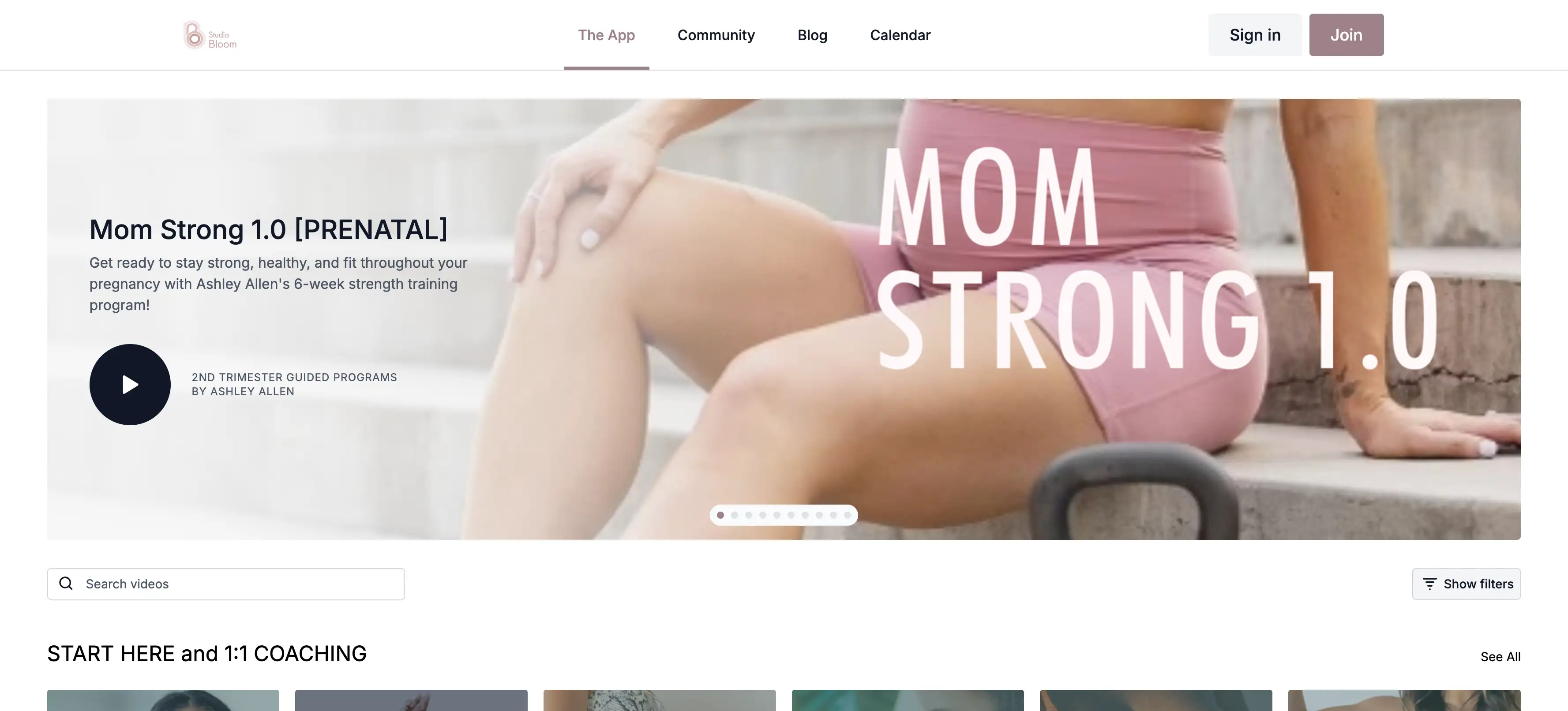 studio bloom web