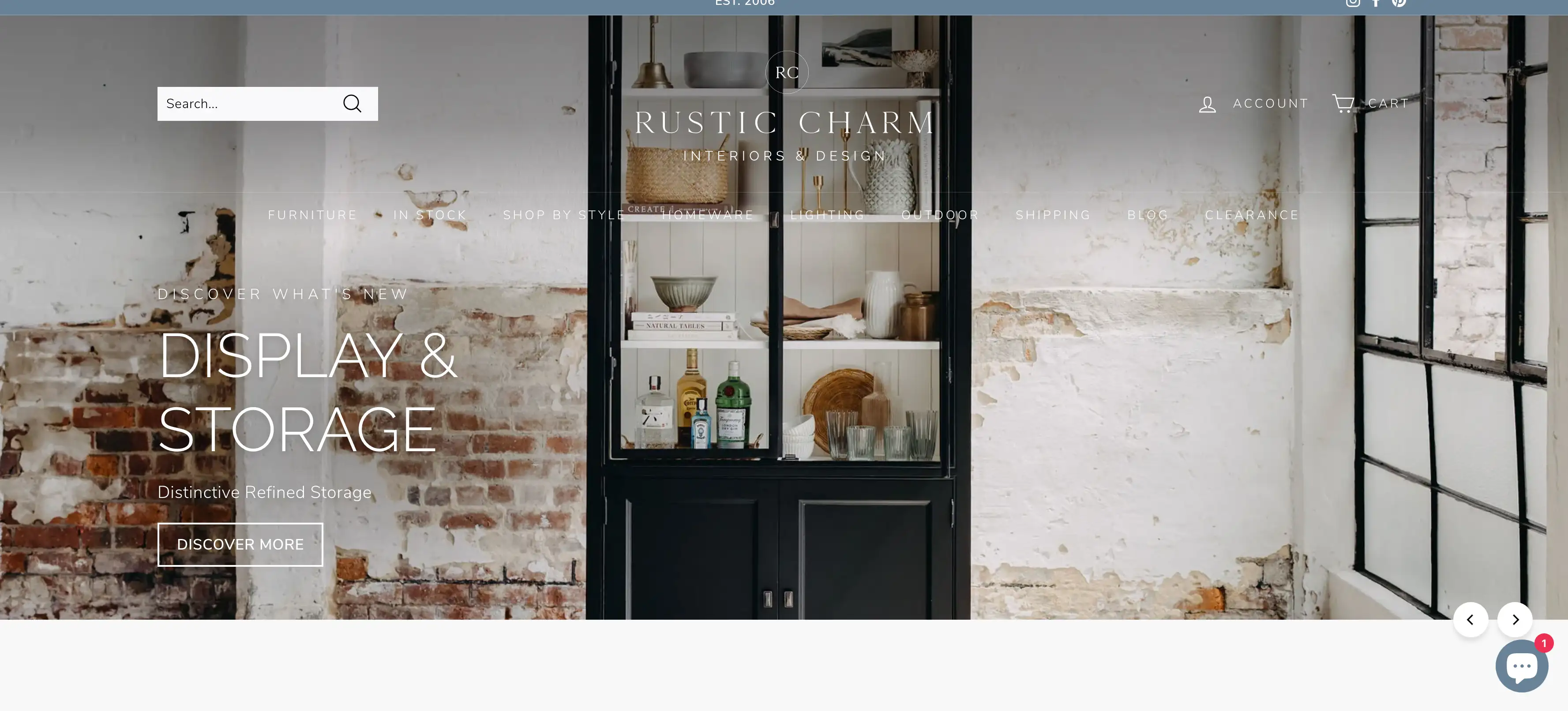 rustic charm website