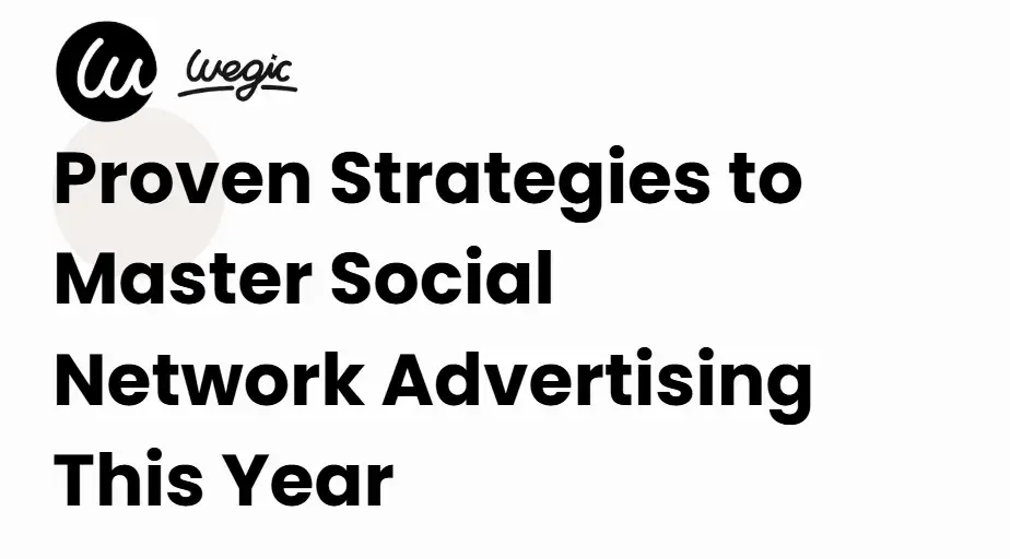social network advertising strategies