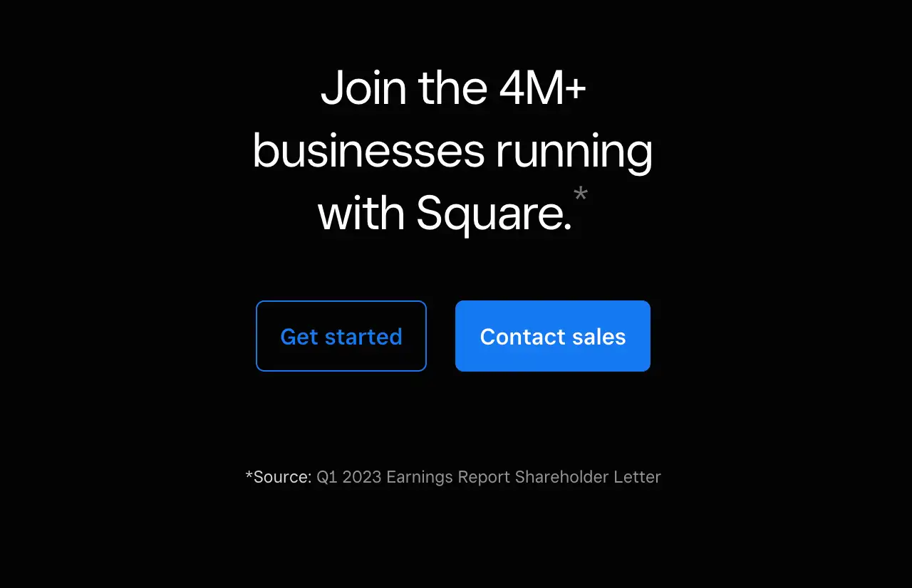 square online web page