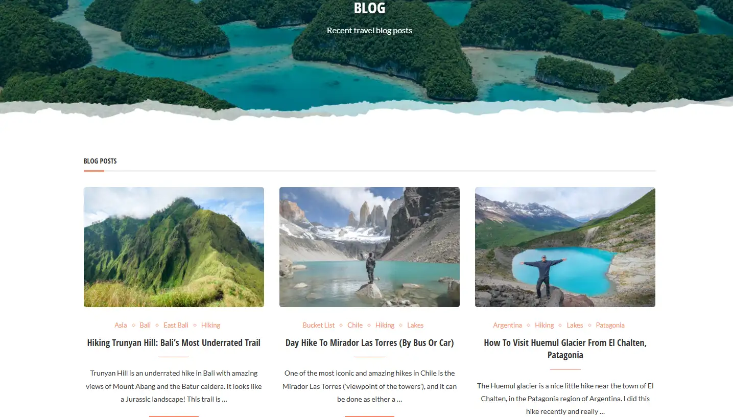 Travel blog Travel blog
