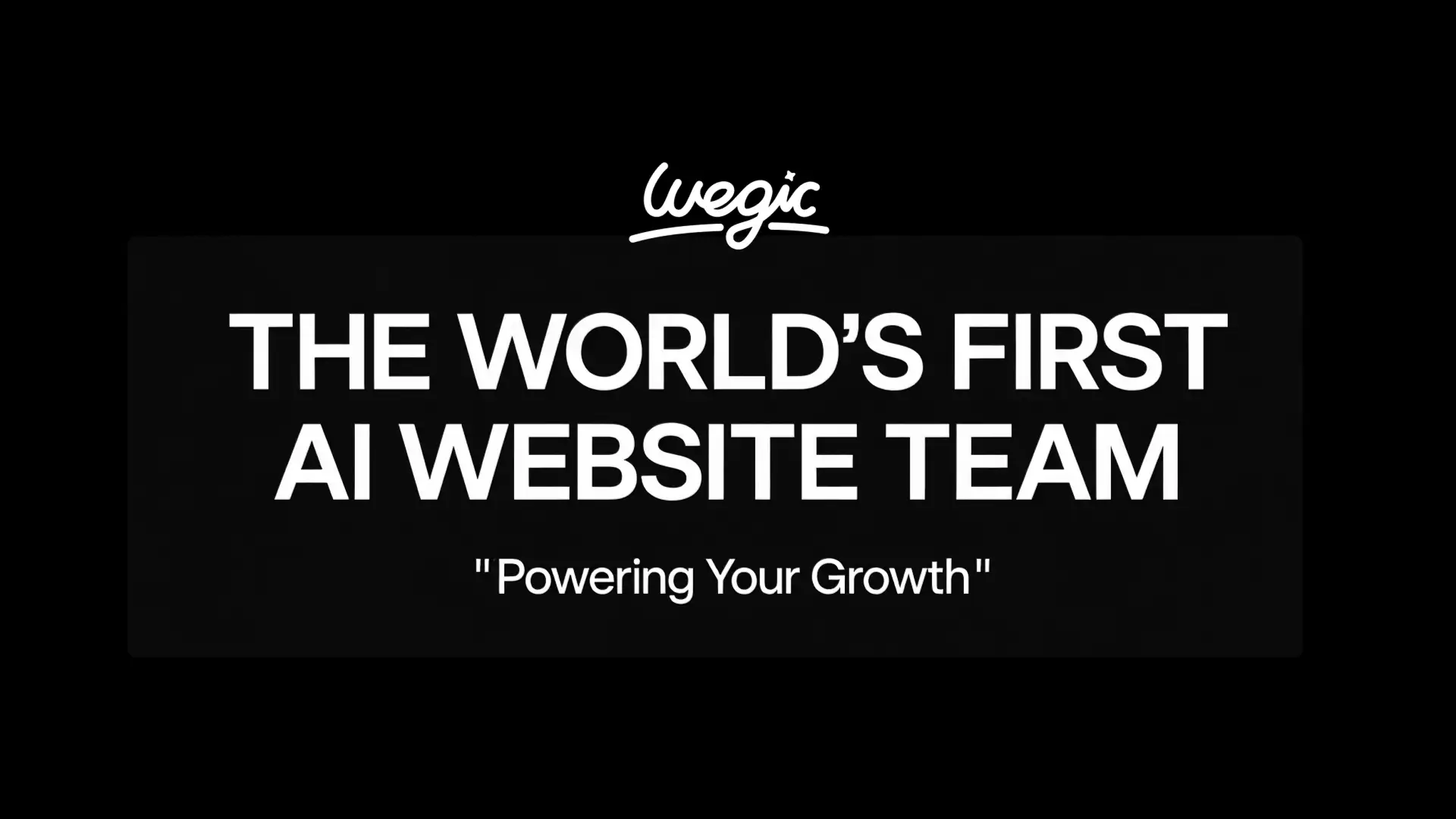 wegic the world's first ai website team wegic the world's first ai website team