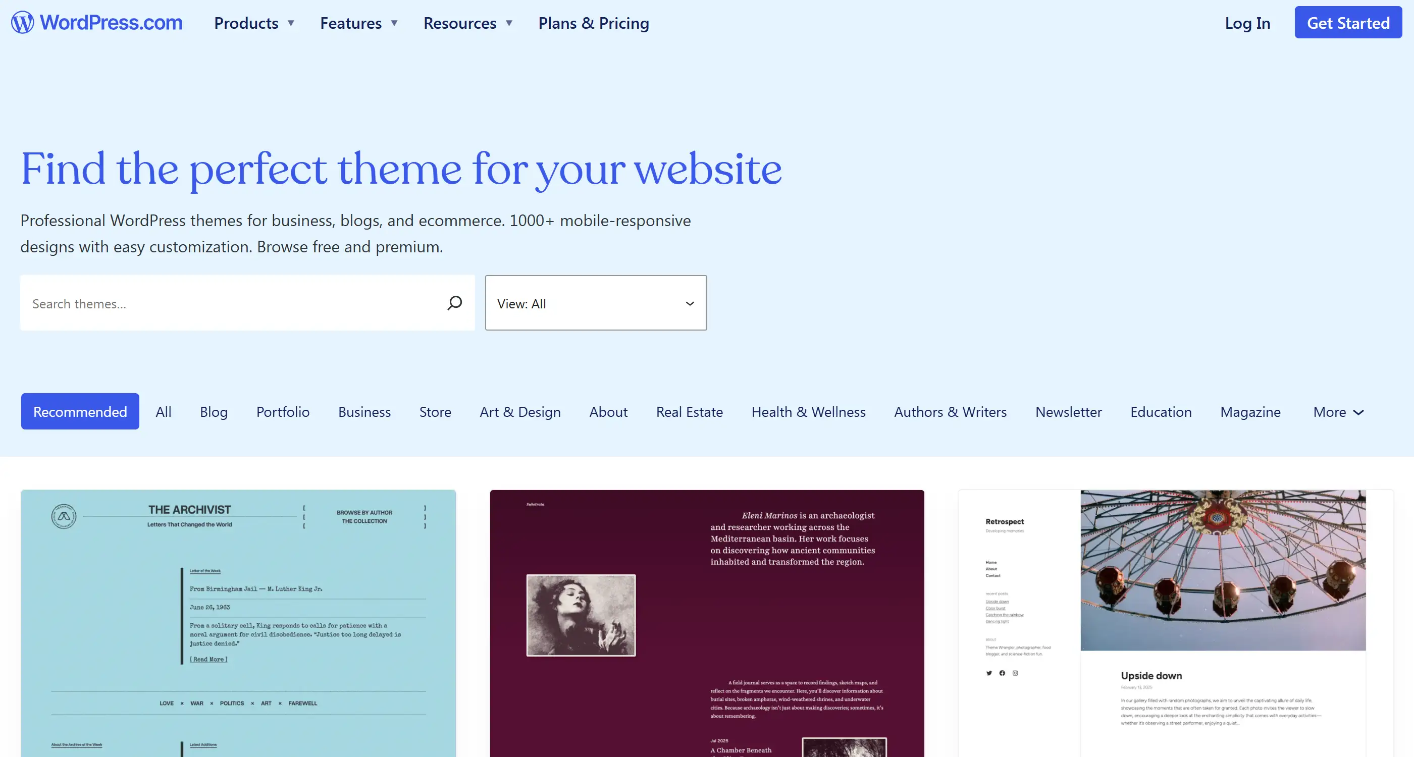 WordPress theme for business, blogs and e-commerce at a glance WordPress theme for business, blogs and e-commerce at a glance