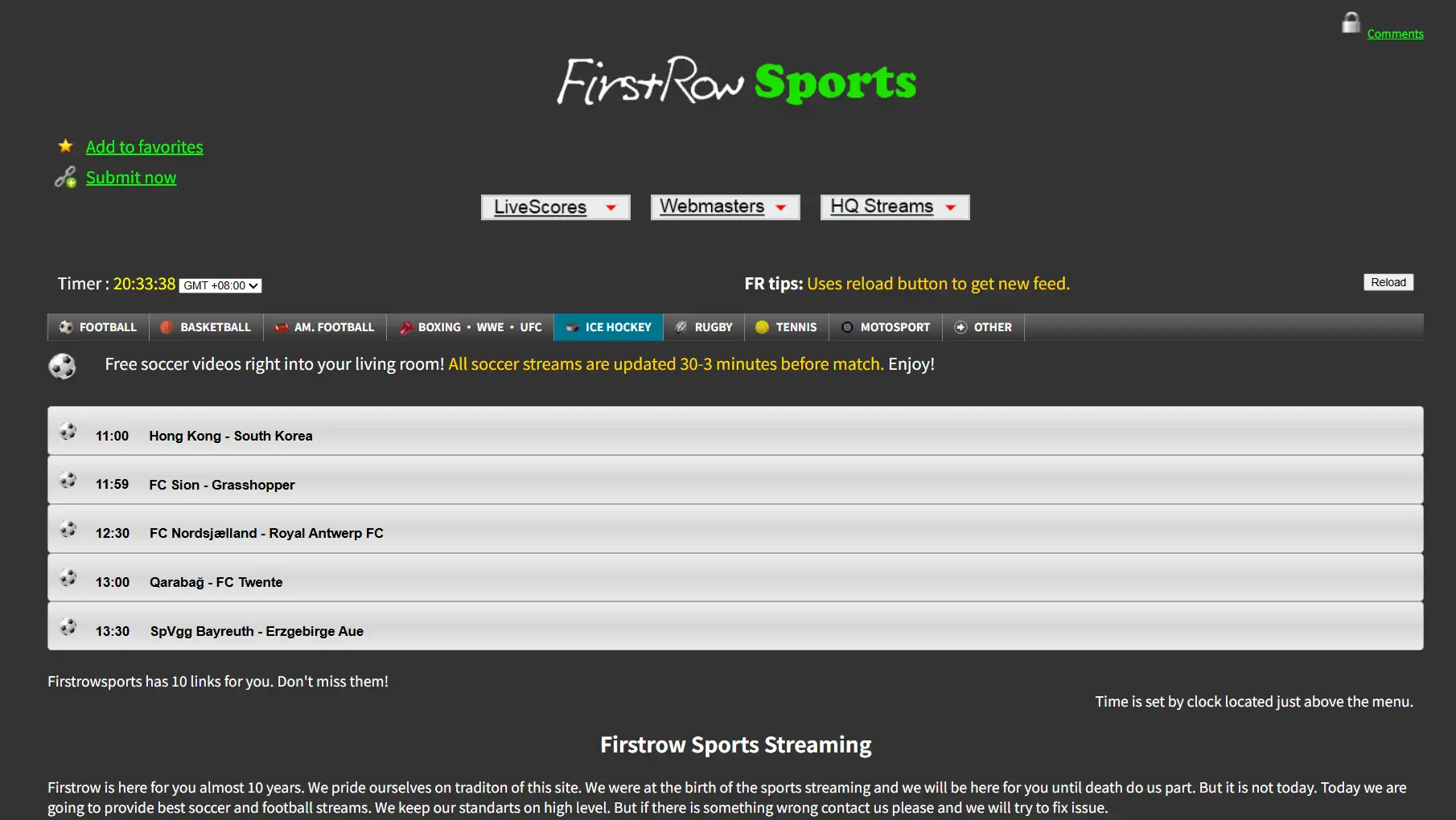 FirstRowSports FirstRowSports