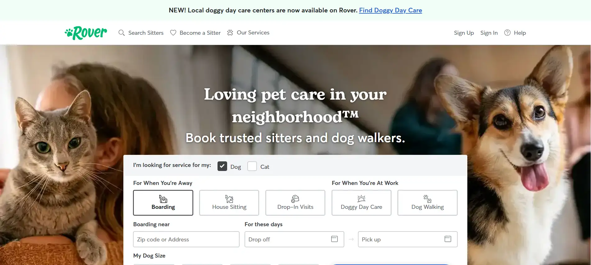 Rover's homepage