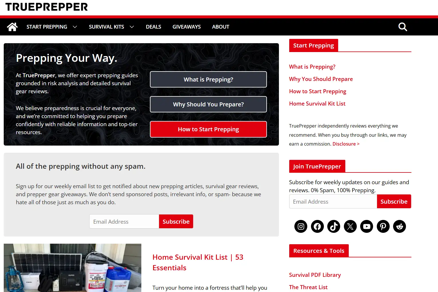 True Prepper True Prepper