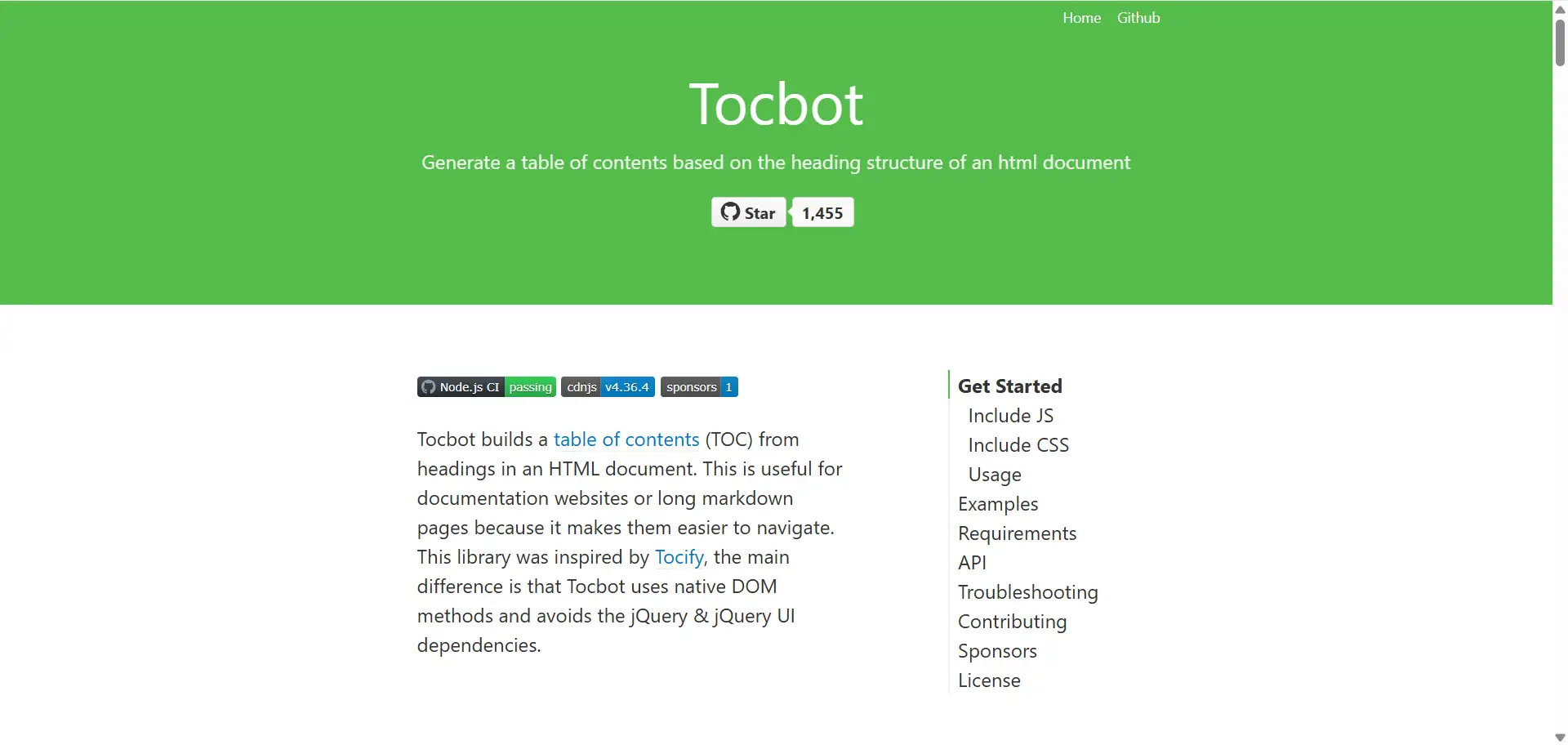 Tocbot Tocbot