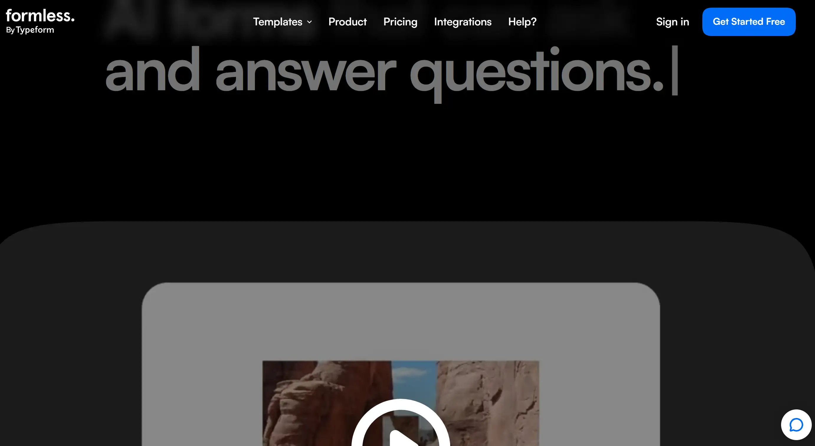 Formless's homepage
