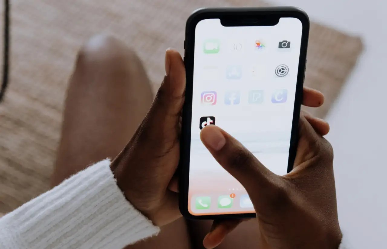 tiktok app on the phone