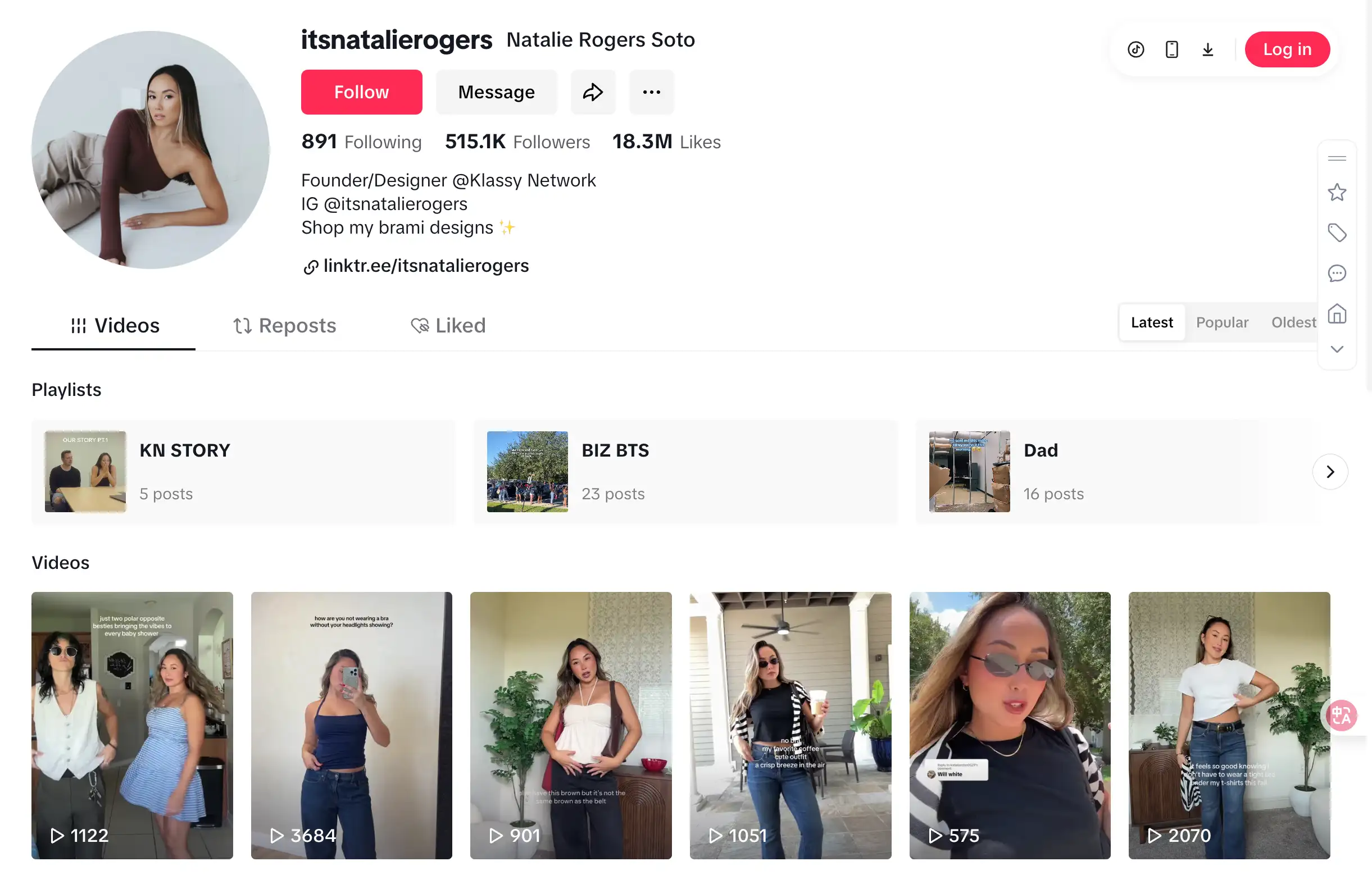 from TikTok @ itsnatalierogers from TikTok @ itsnatalierogers