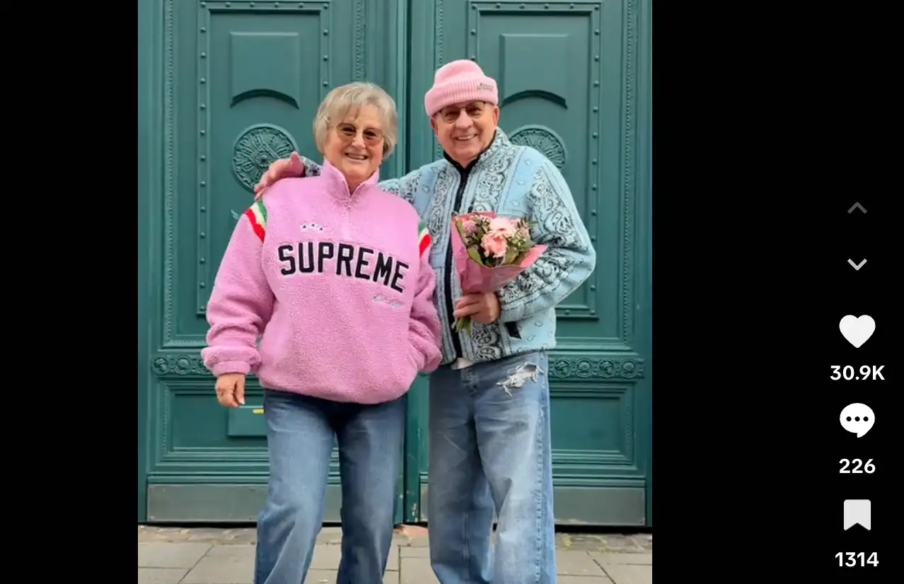 Trendy grandparents on TikTok