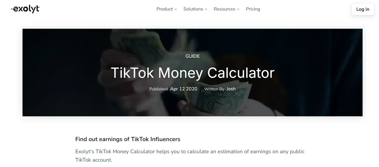 tool showing your potential earnings