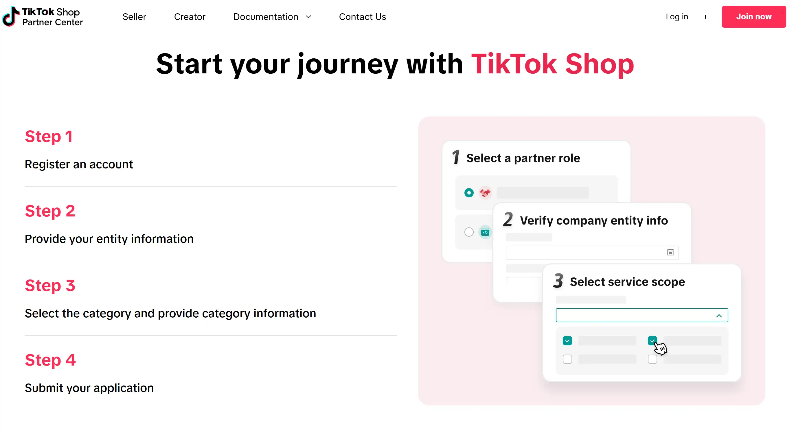 Steps to setting up a TikTok Shop