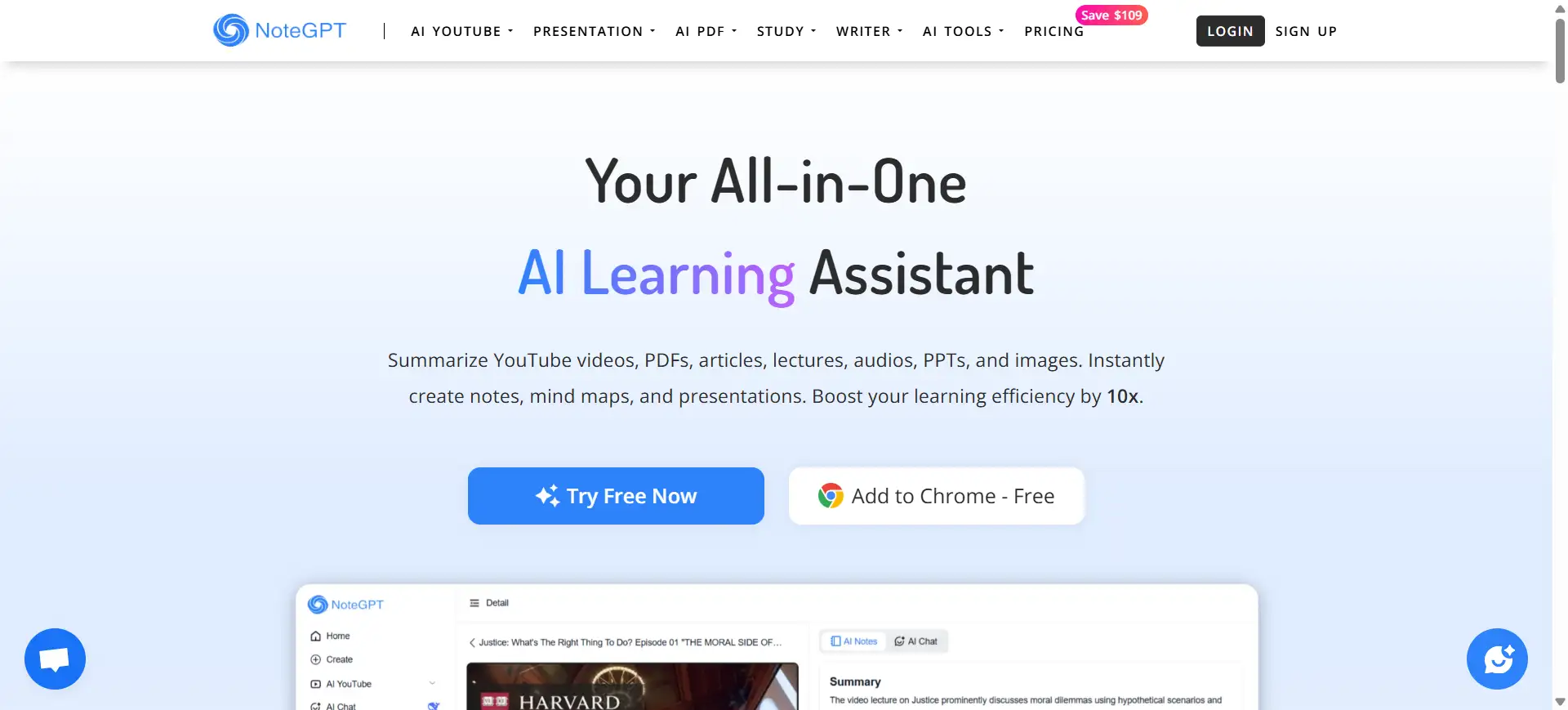 notegpt website