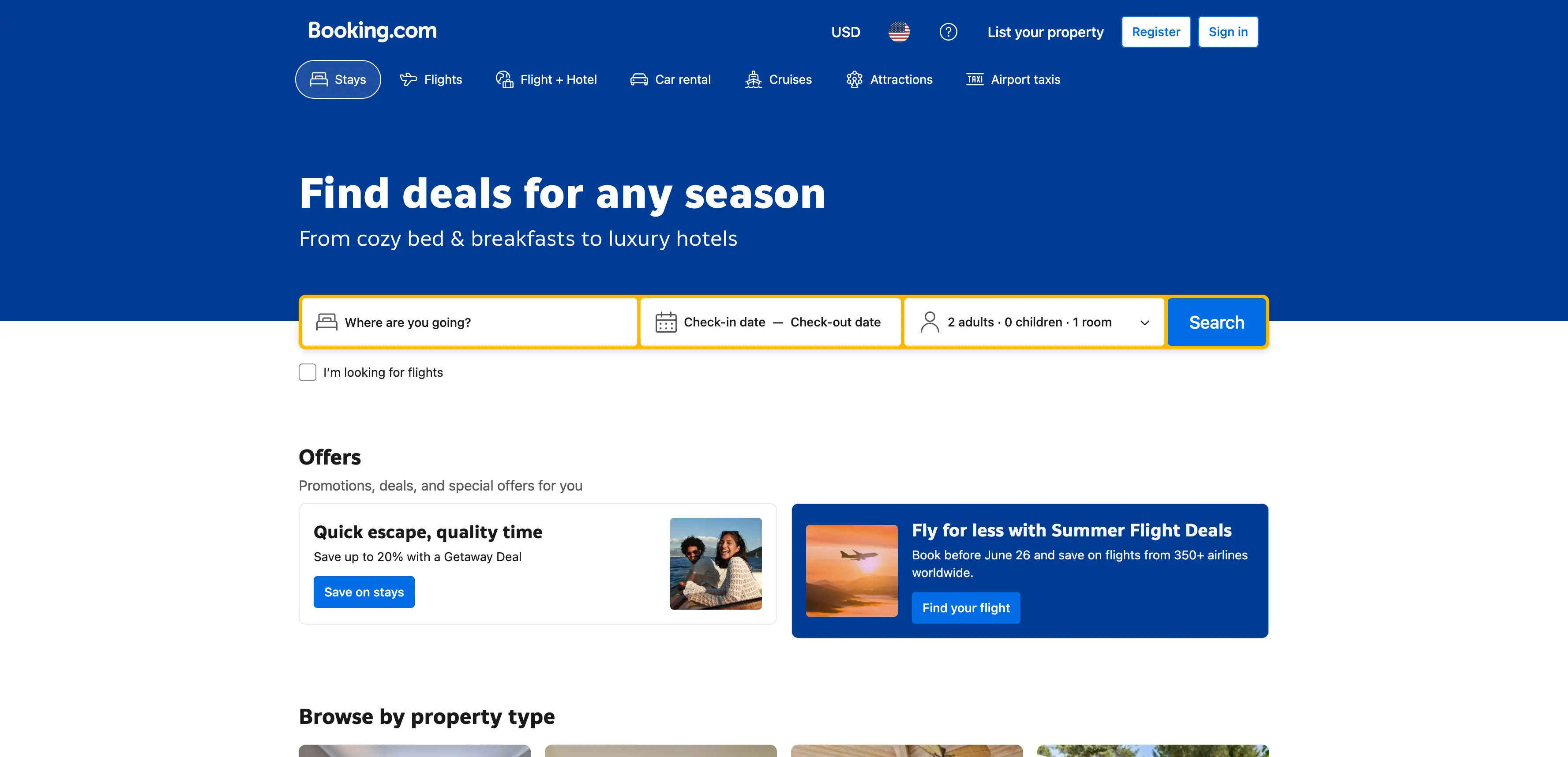 booking website for hotel