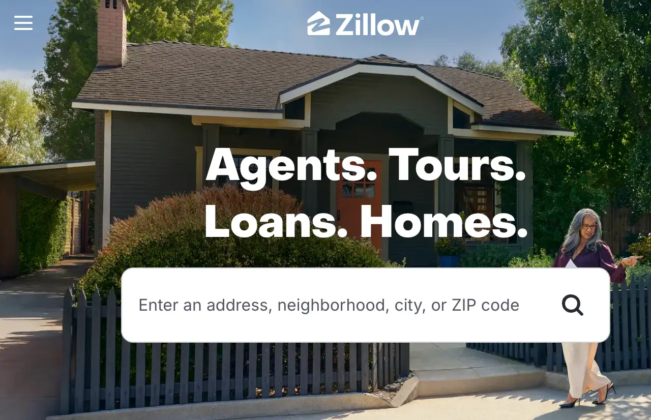 zillow homepage