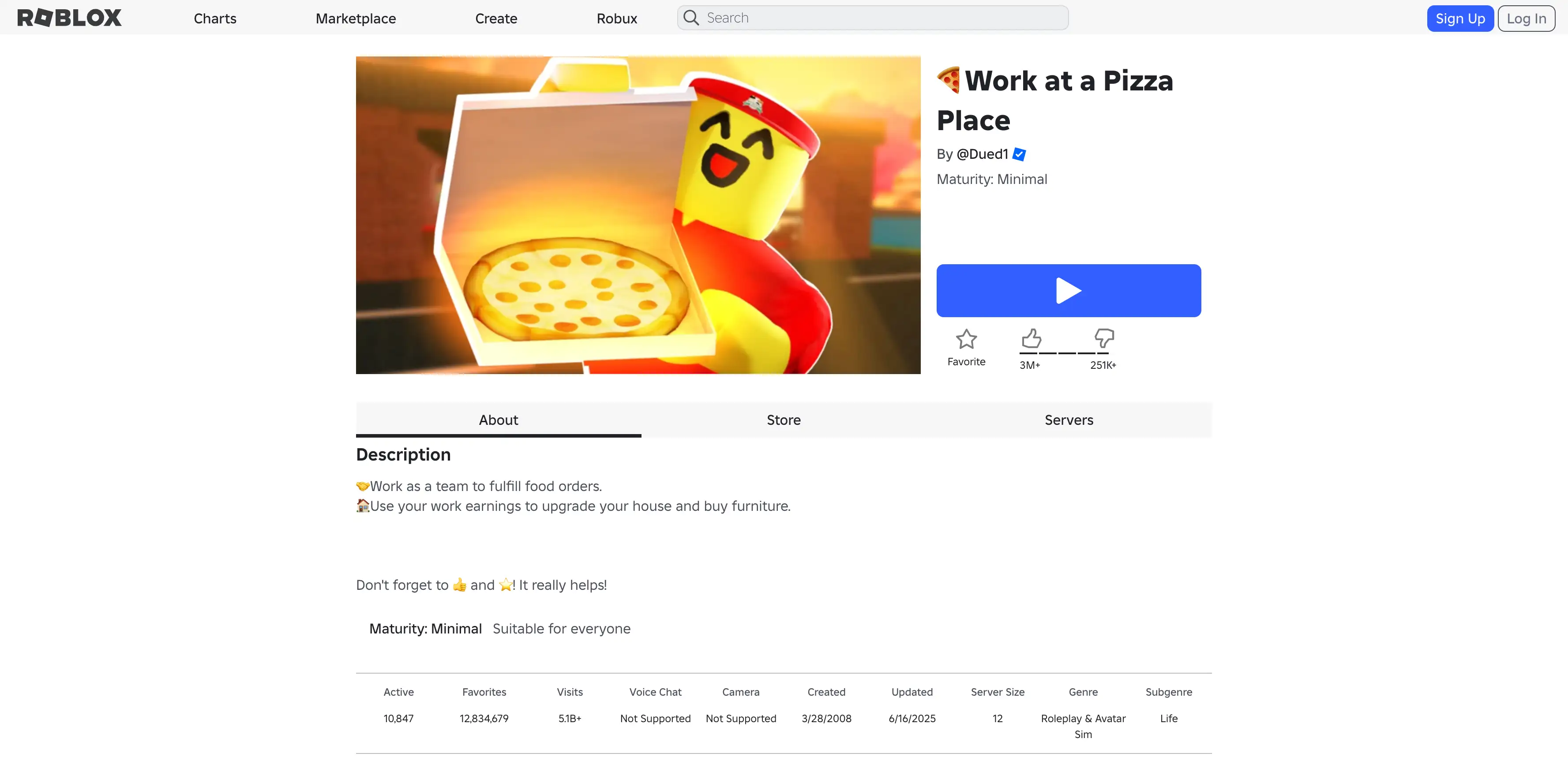 work at a pizza place game