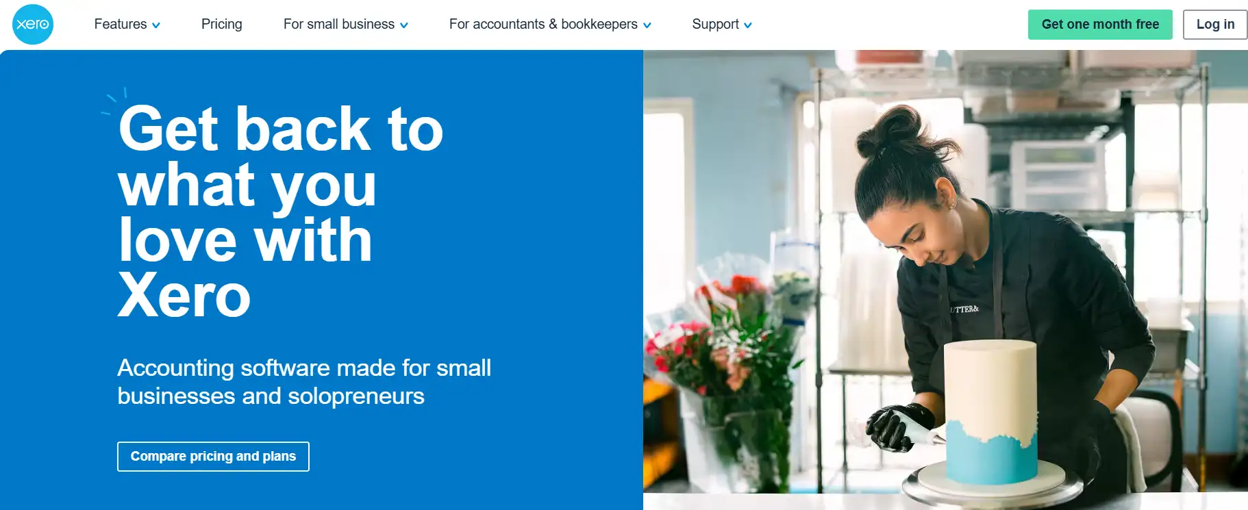 xero homepage
