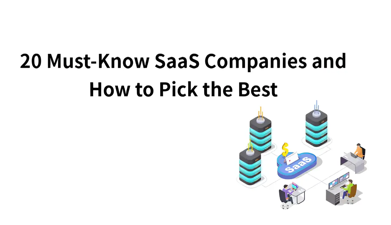 people are working with sass platforms and next to them are 20 sass companies