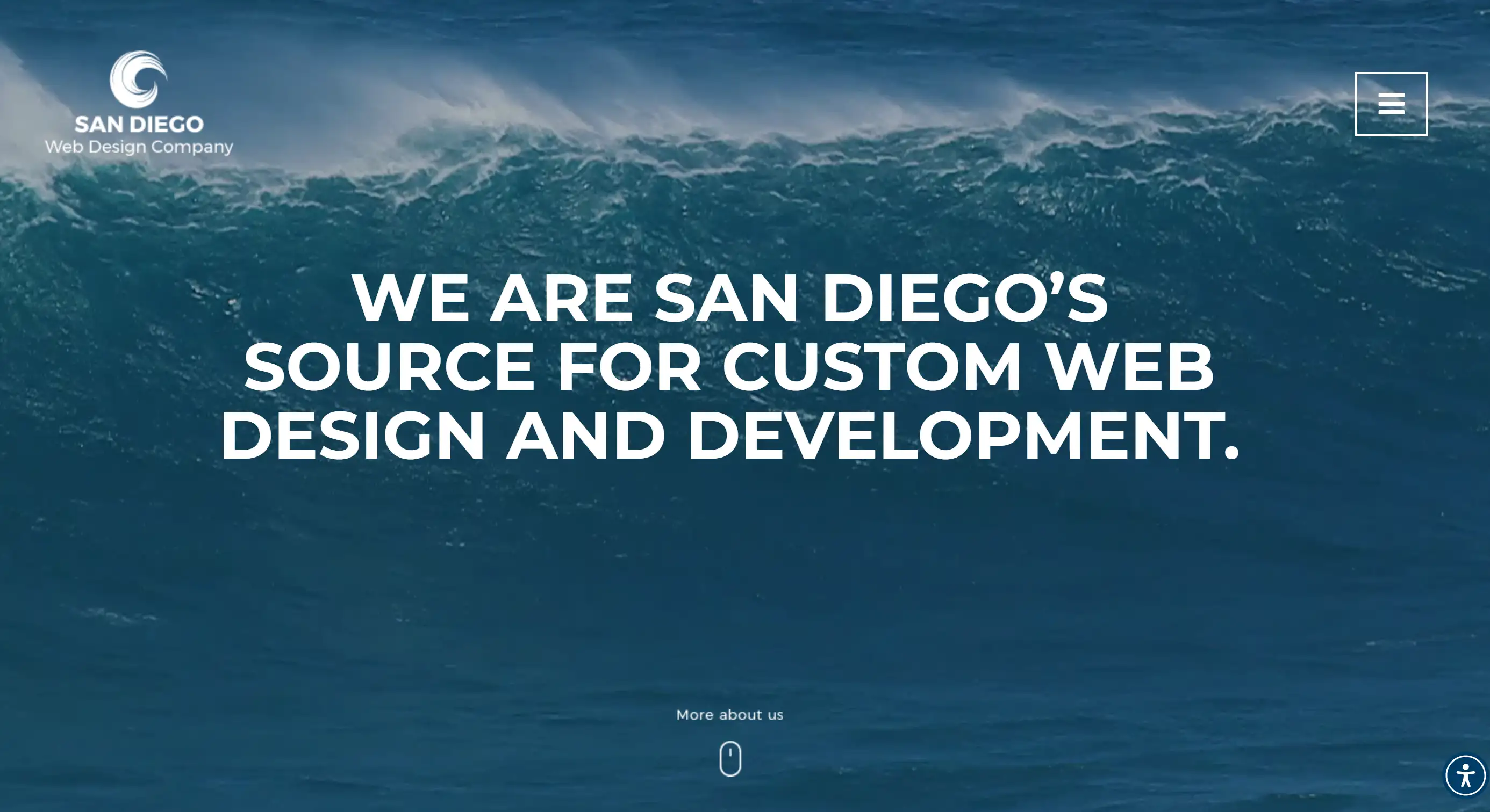 Homepage of San Diego Web Design Company Homepage of San Diego Web Design Company
