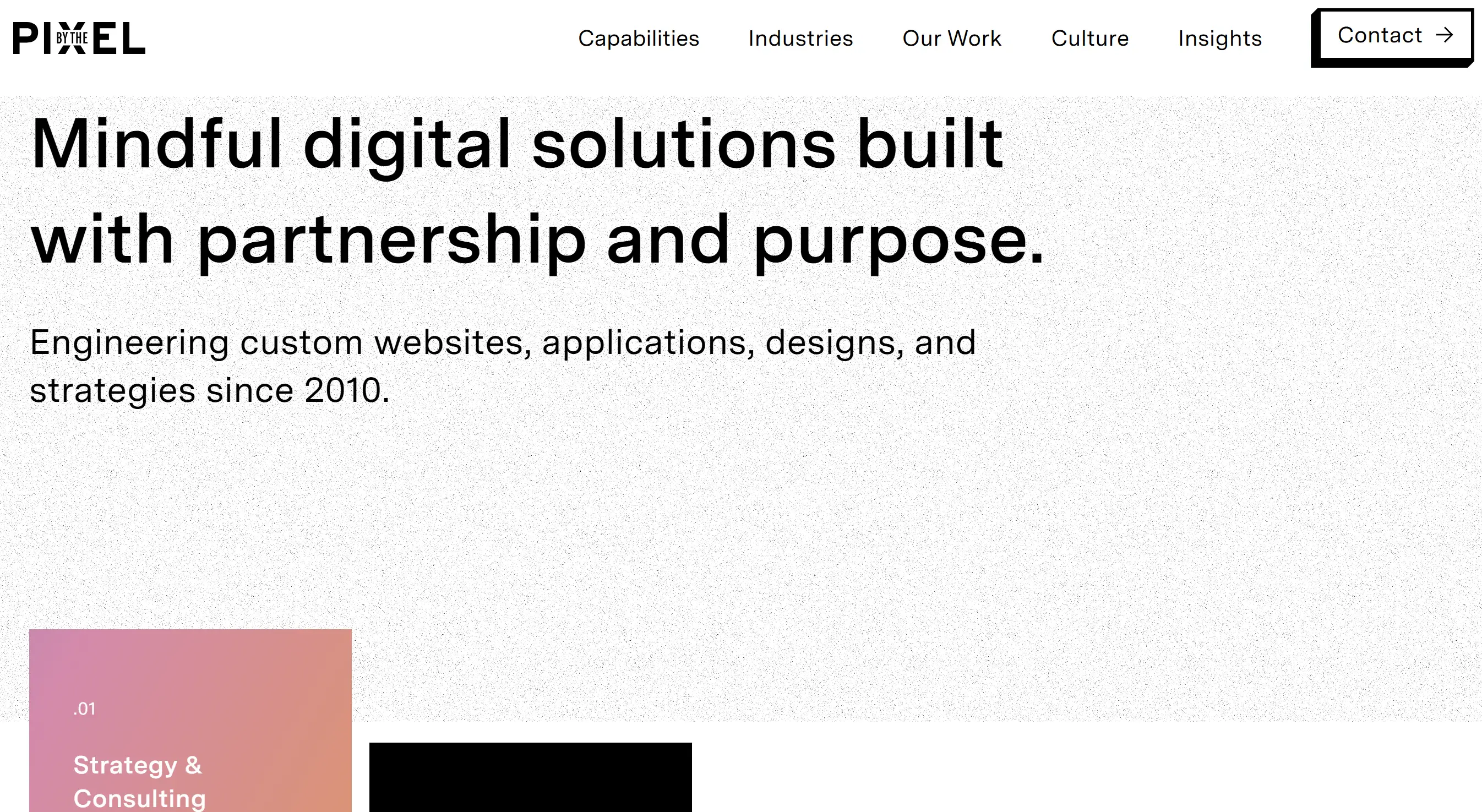 Homepage of By the Pixel Homepage of By the Pixel