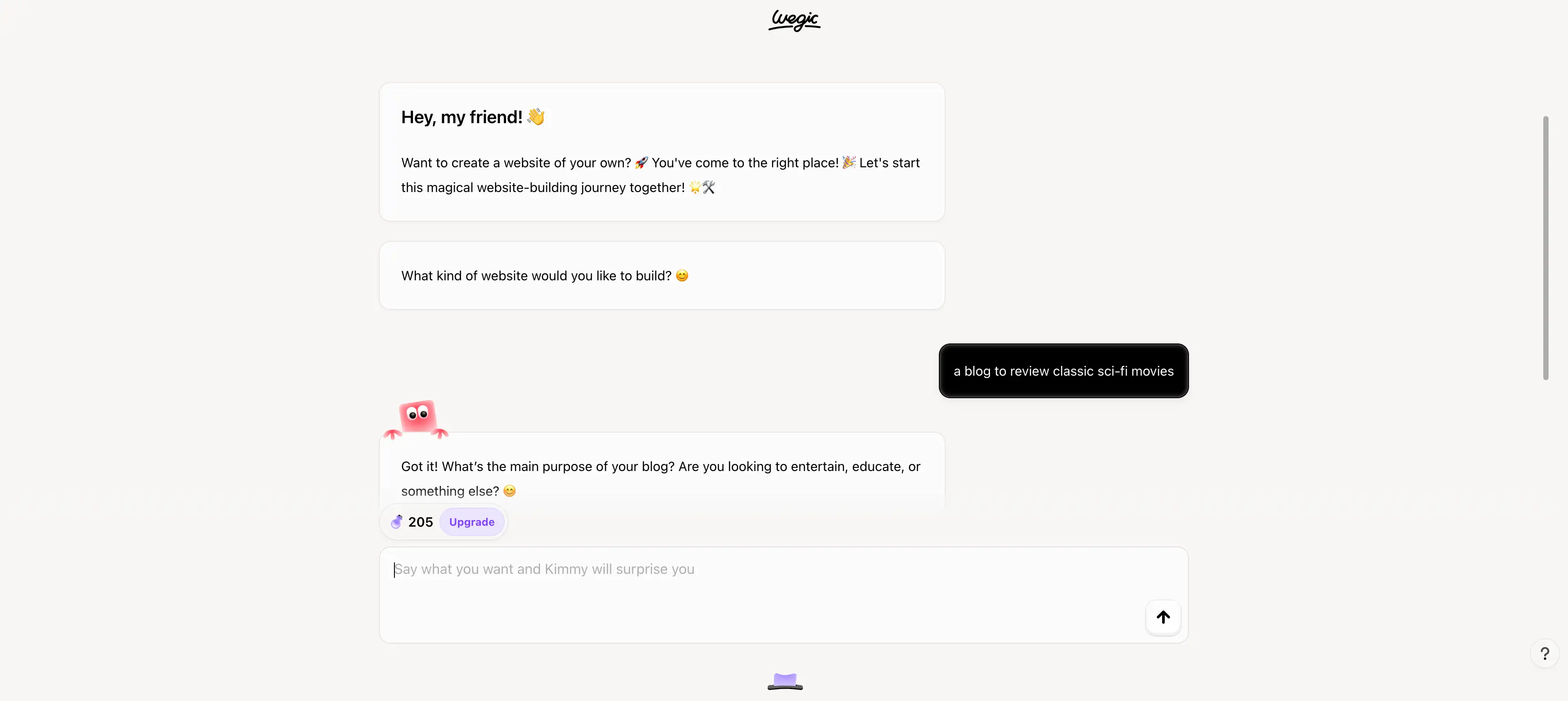 chat to build website with wegic ai chat to build website with wegic ai