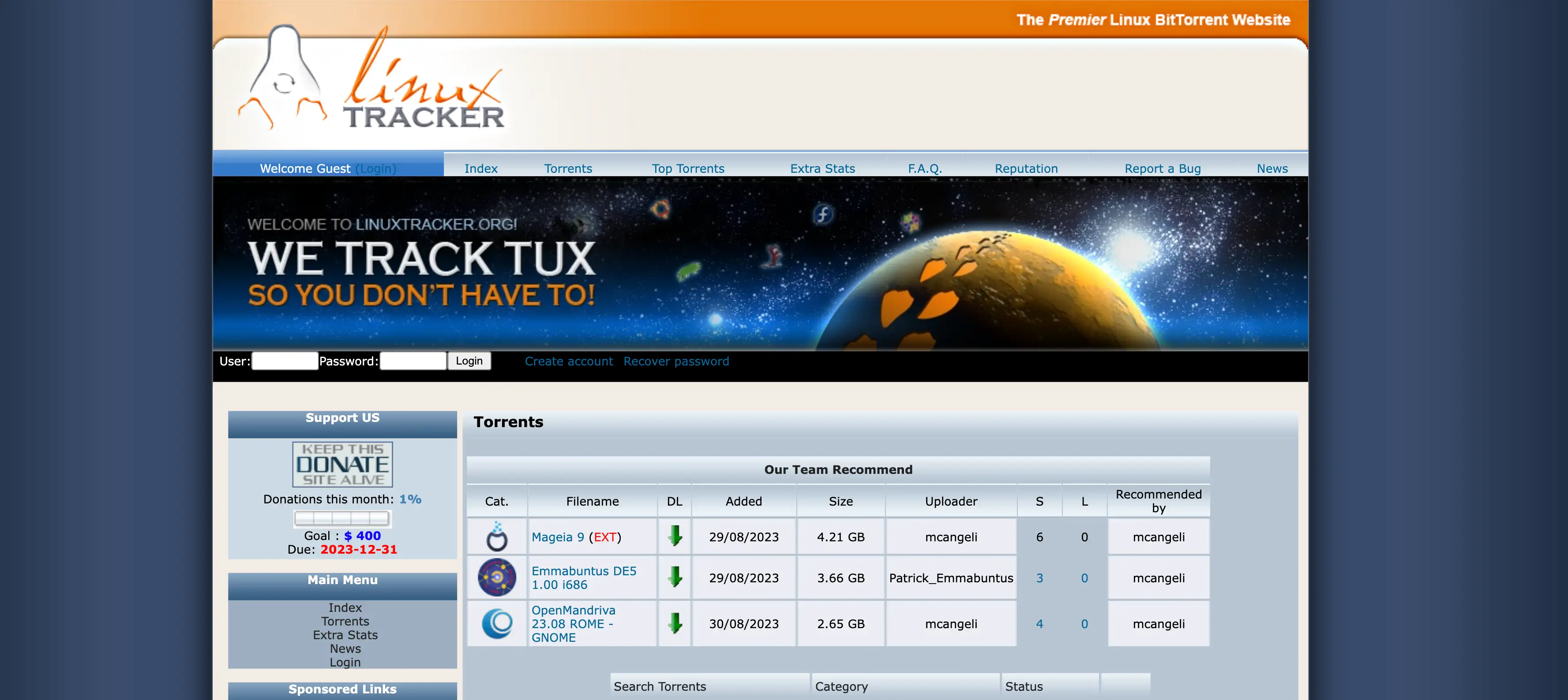 linuxtracker open source software site linuxtracker open source software site