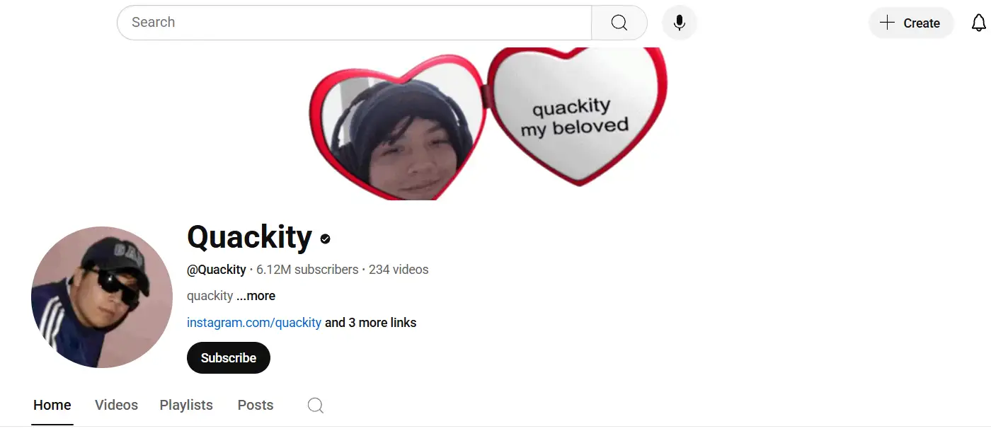 page of quackity