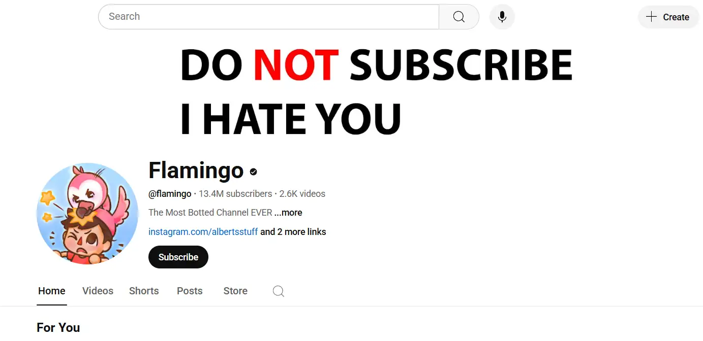 youtube of flamingo