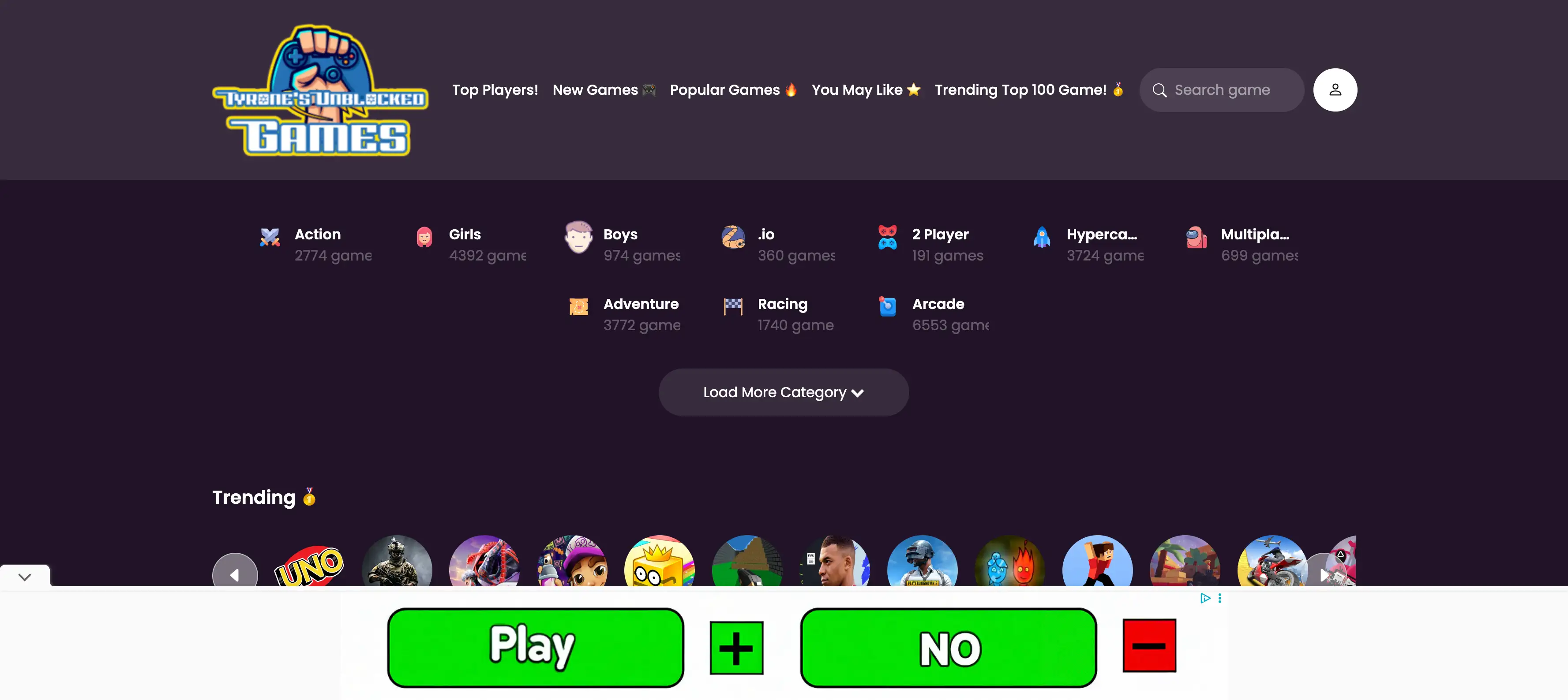 tyrone unblocked games