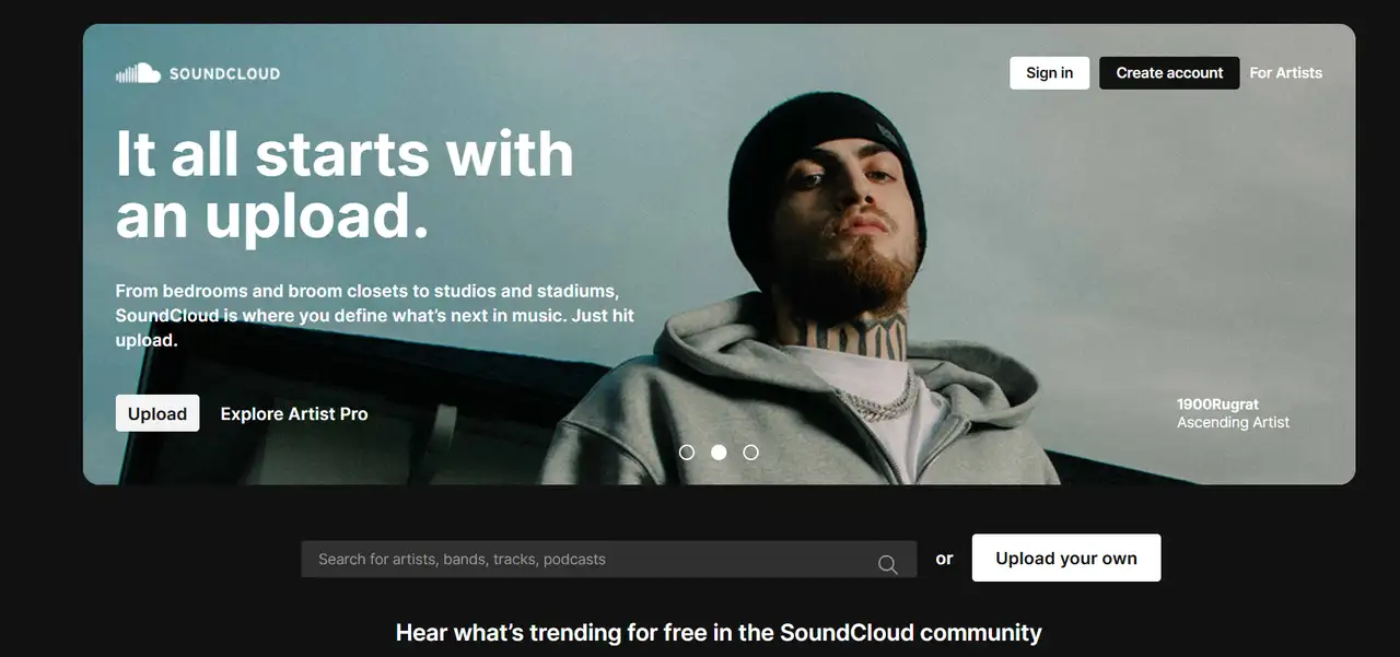 a valuable free music site