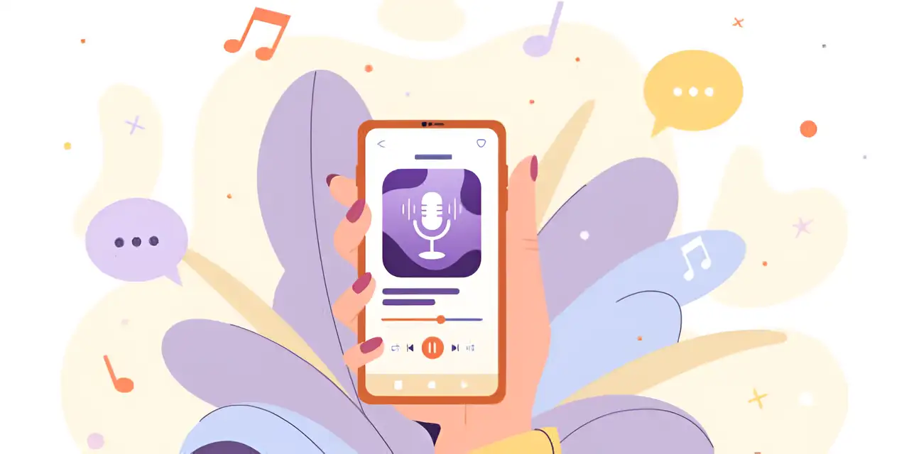 a person's hand is holding a mobile phone with music playing on it