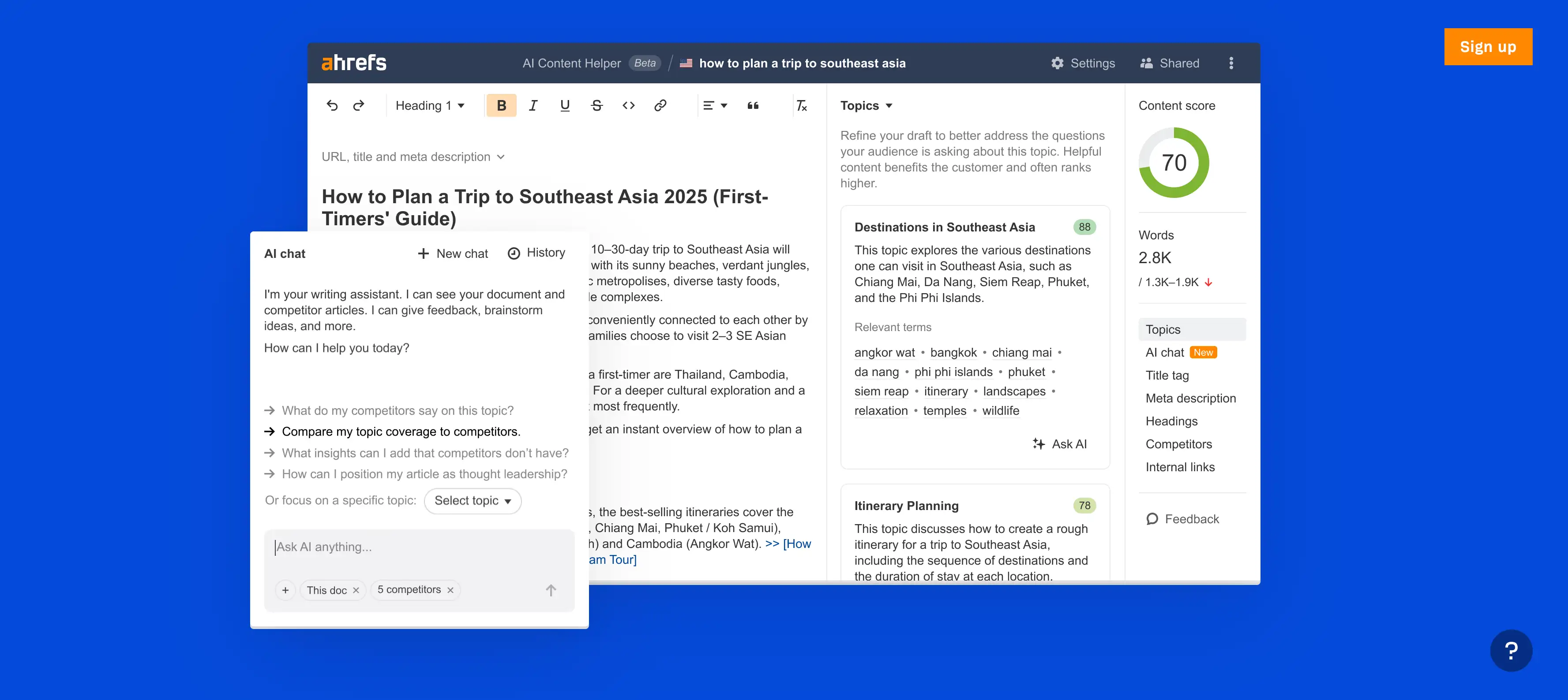 ahrefs ai efitor example