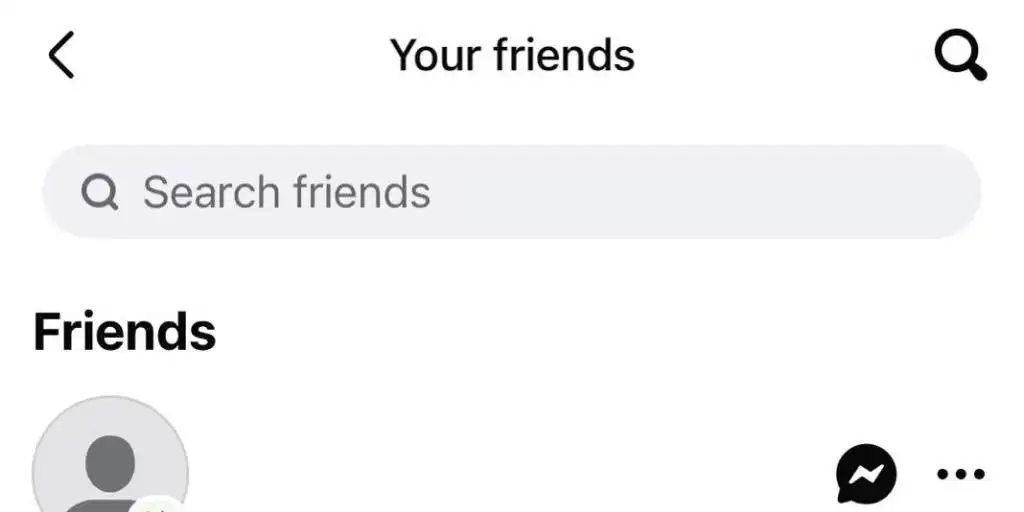 friends list on facebook