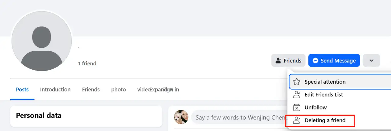 a drop-down menu shall