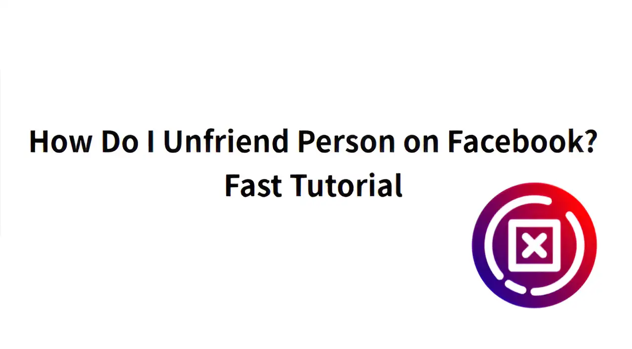 a deleted sign next to it says how to quickly delete friends on Facebook
