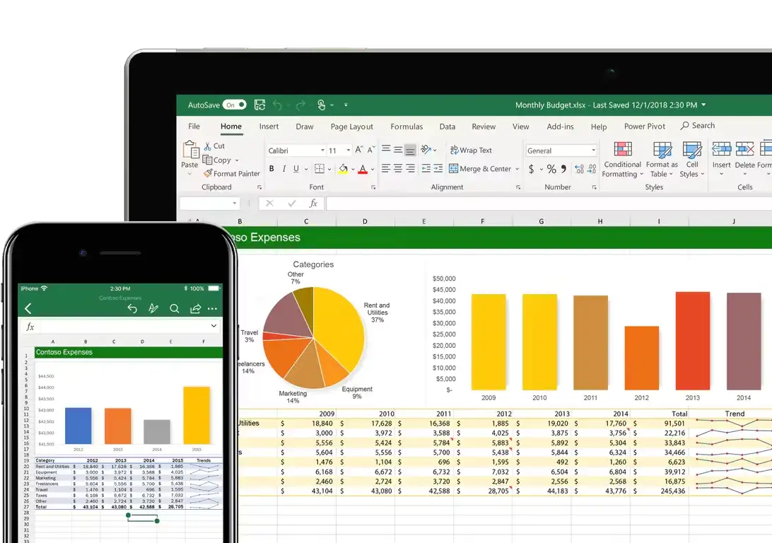 Excel Homepage