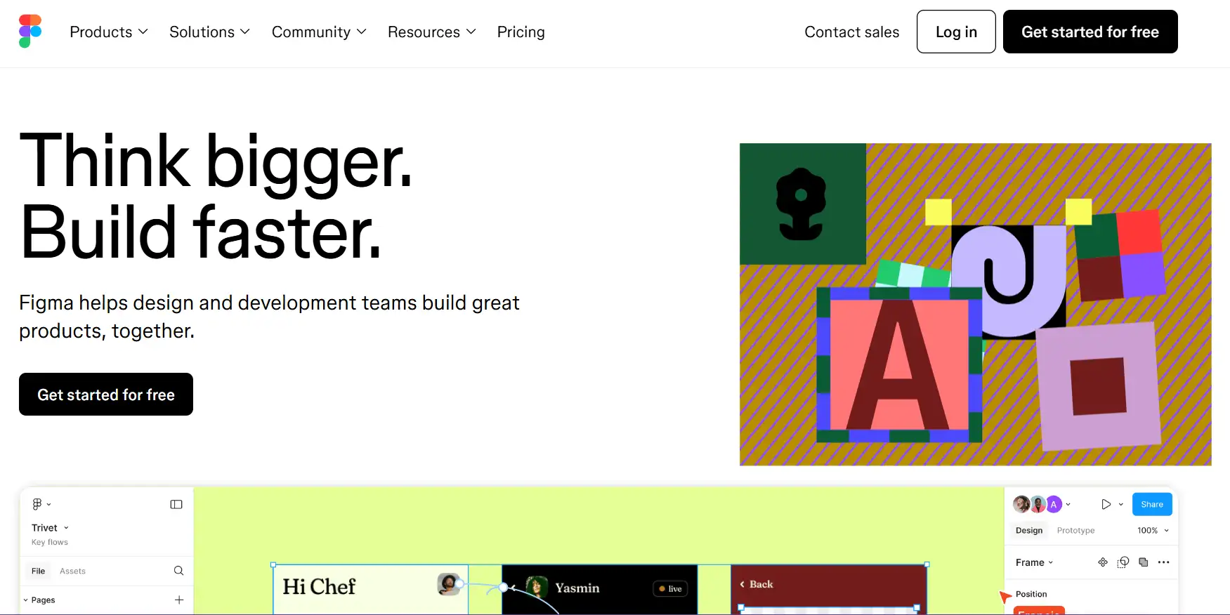 Figma's homepage