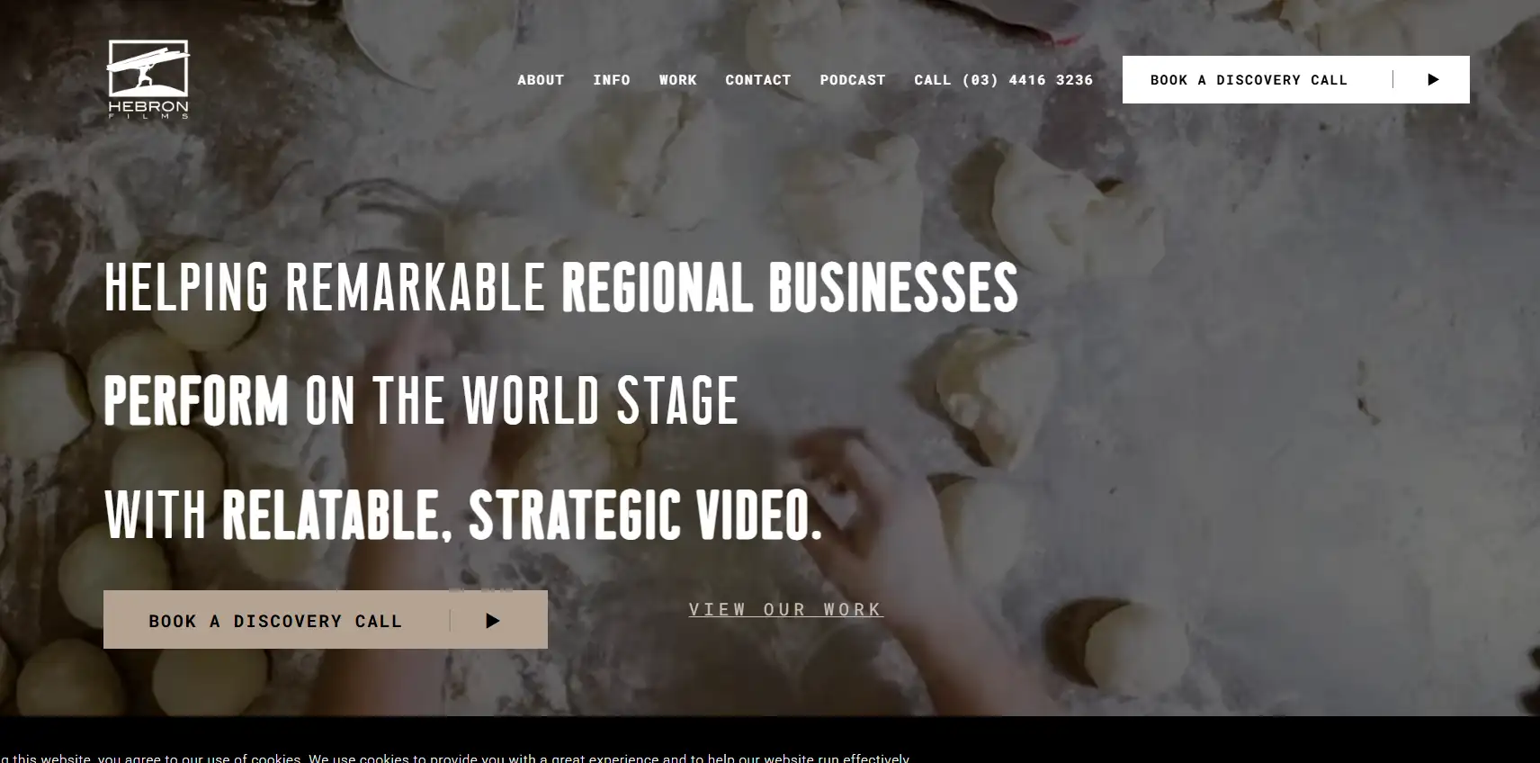 Hebron Films homepage