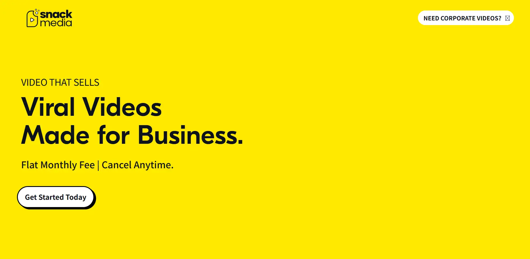 Snack Media Group homepage