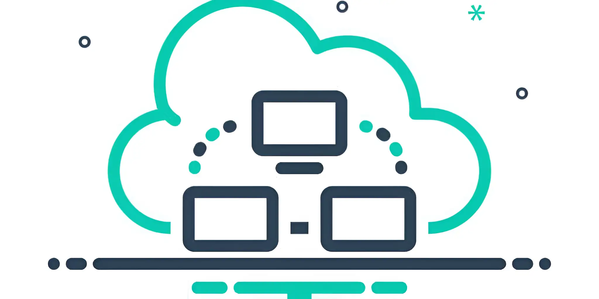 three devices are transmitting data to each other