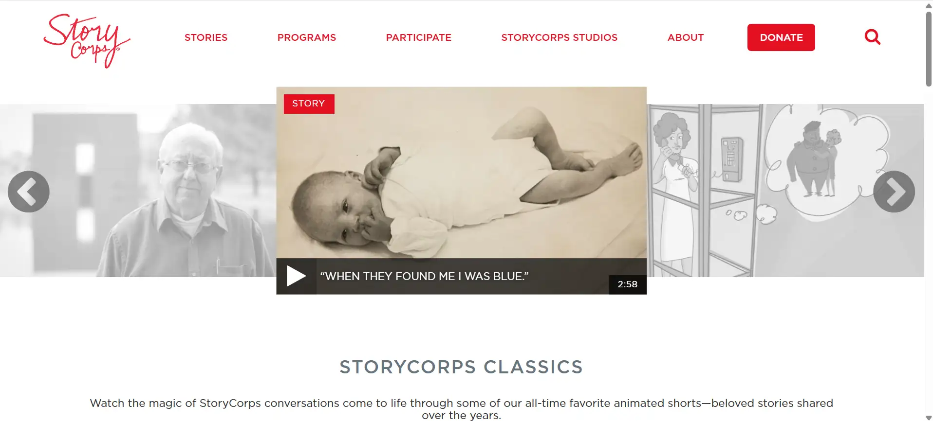story website