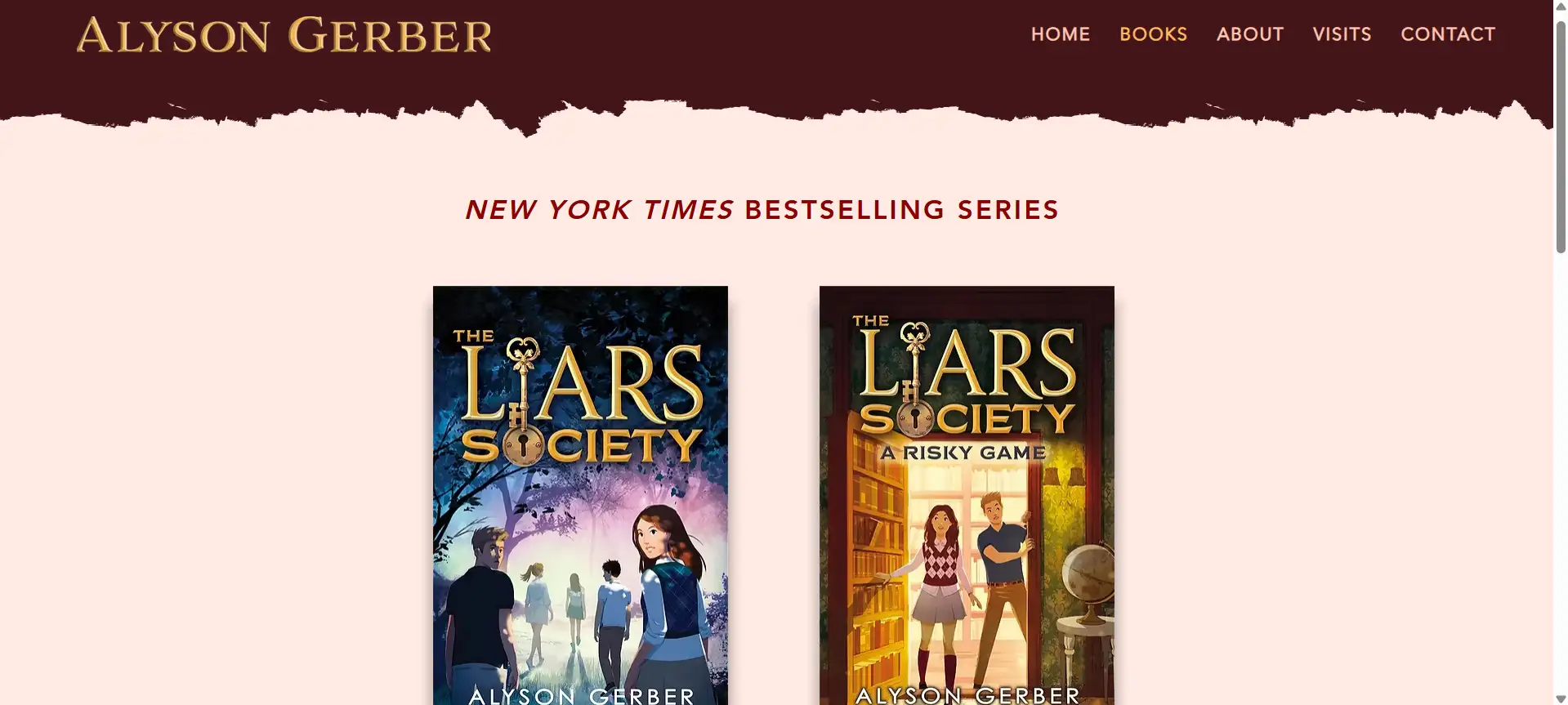 book launch page example