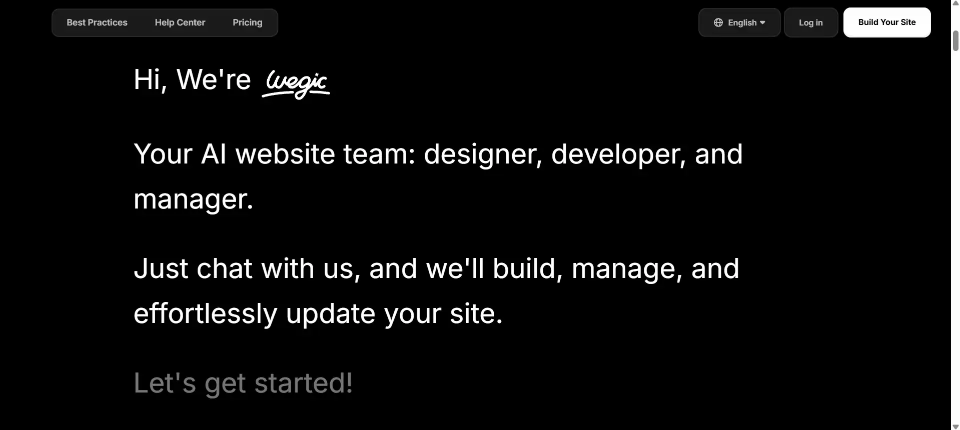 wegic ai design team