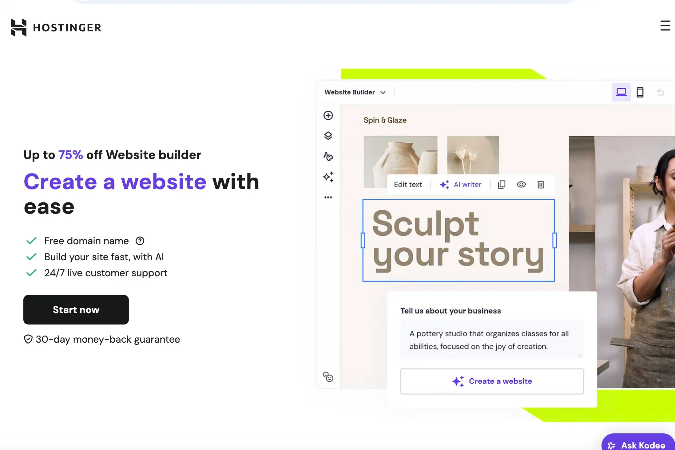 Zyro (Hostinger Website Builder) Zyro (Hostinger Website Builder)