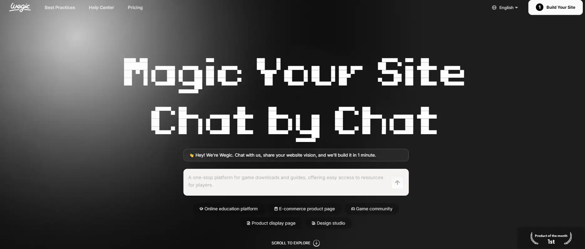 Websites with Animations, Interactive elements, or Unique branding