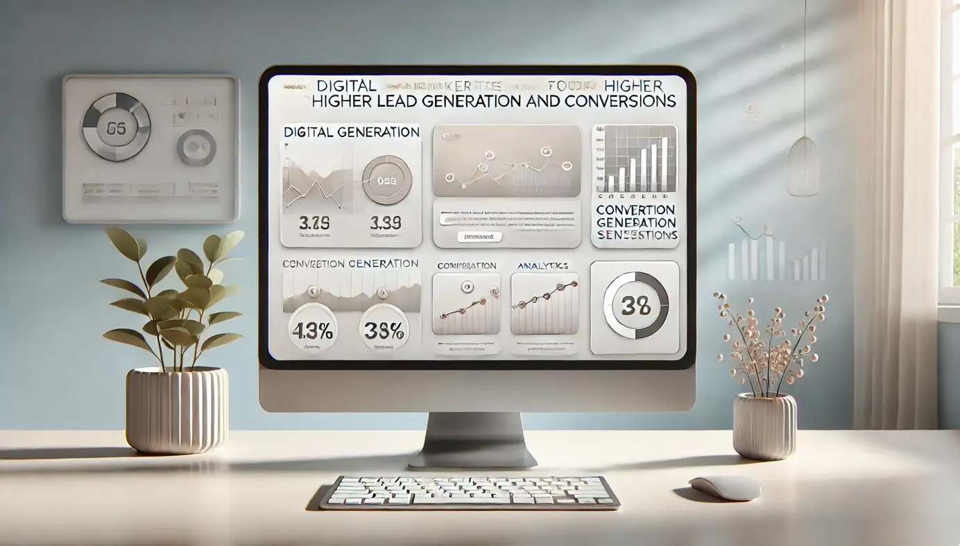 Digital marketers optimizing a website for higher lead generation and conversions