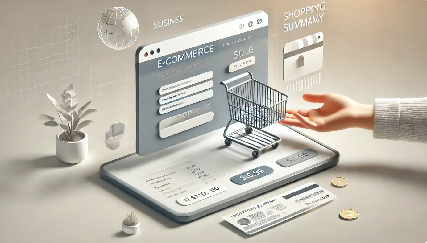 Online business leveraging e-commerce website development services for global sales