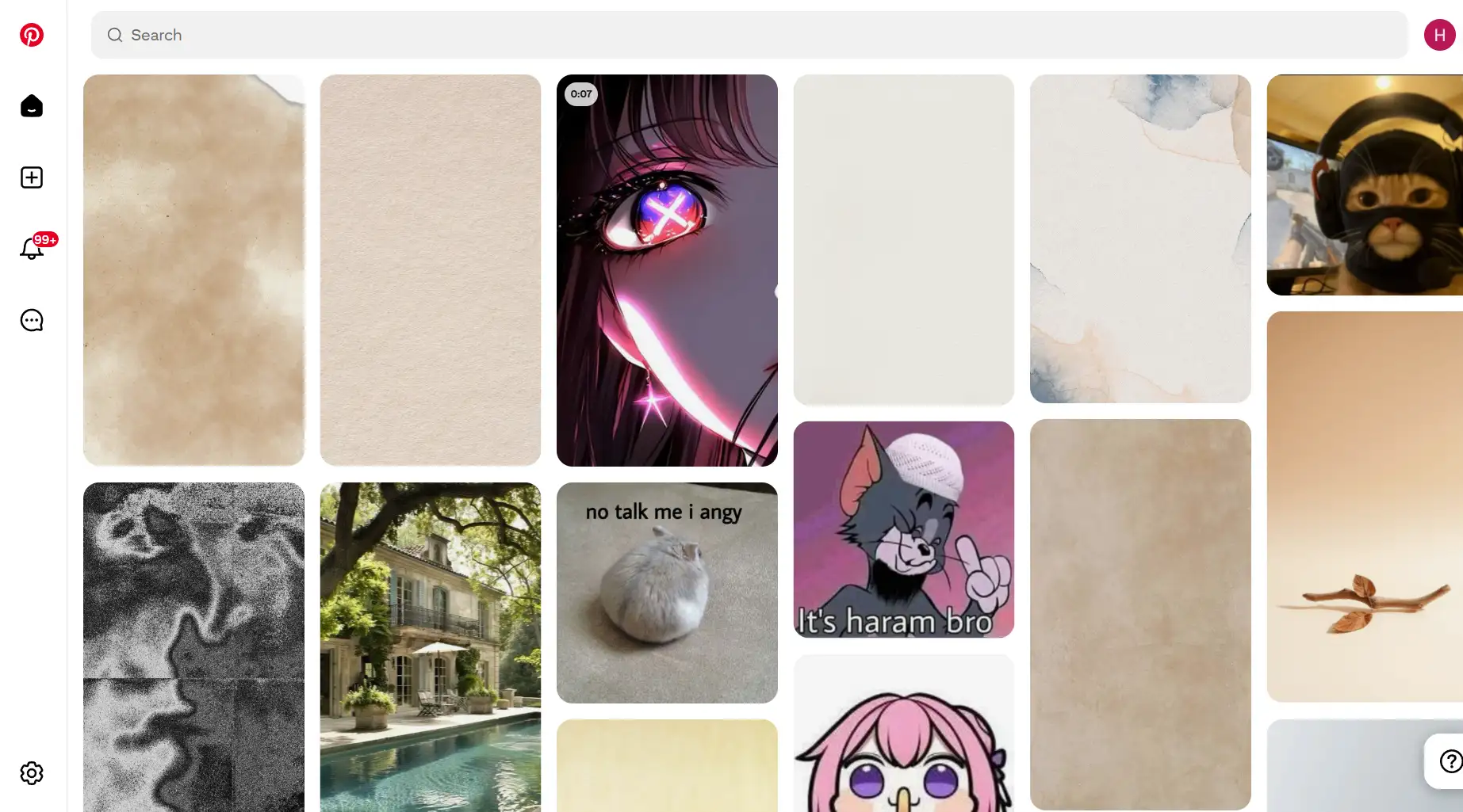 Pinterest's homepage Pinterest's homepage