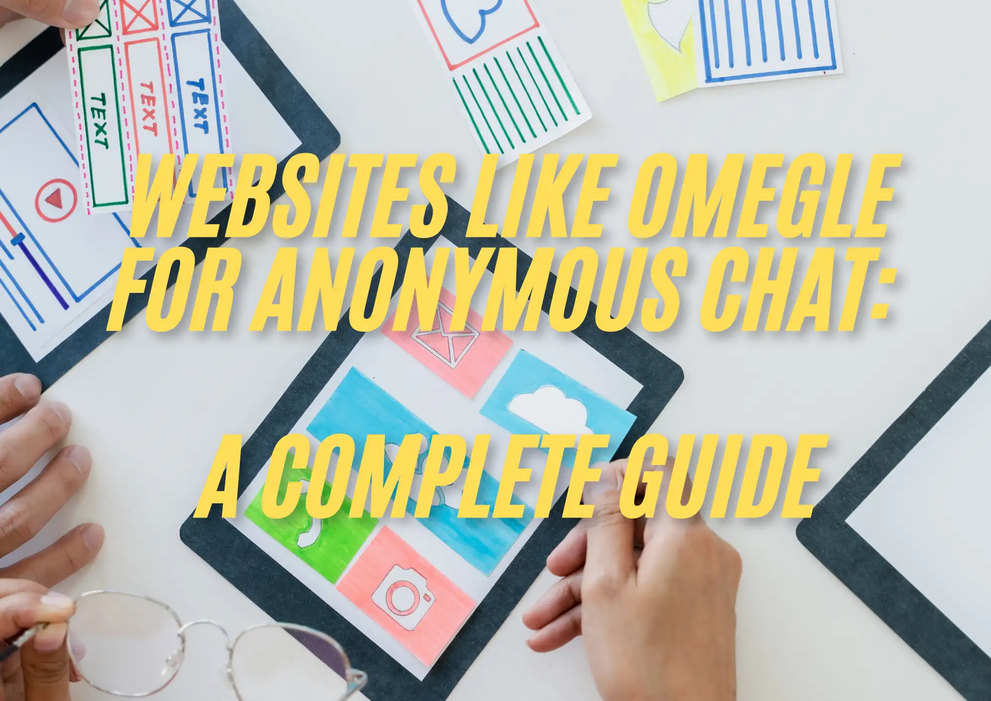 banner showing 'websites like omegle'